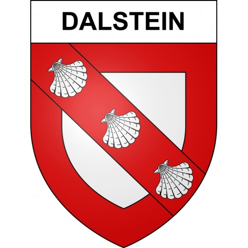 Dalstein Sticker wappen, gelsenkirchen, augsburg, klebender aufkleber