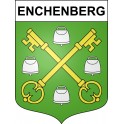 Pegatinas escudo de armas de Enchenberg adhesivo de la etiqueta engomada