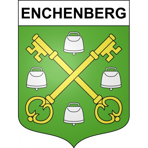 Enchenberg Sticker wappen, gelsenkirchen, augsburg, klebender aufkleber