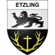 Etzling 57 ville sticker blason écusson autocollant adhésif