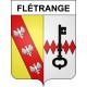 Flétrange Sticker wappen, gelsenkirchen, augsburg, klebender aufkleber