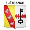 Flétrange 57 ville sticker blason écusson autocollant adhésif