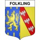 Folkling 57 ville sticker blason écusson autocollant adhésif