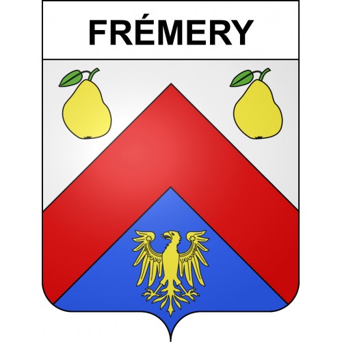 Frémery 57 ville sticker blason écusson autocollant adhésif