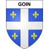 Pegatinas escudo de armas de Goin adhesivo de la etiqueta engomada