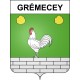 Adesivi stemma Grémecey adesivo