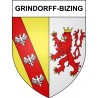 Stickers coat of arms Grindorff-Bizing adhesive sticker