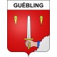 Guébling 57 ville sticker blason écusson autocollant adhésif