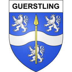 Guerstling 57 ville sticker blason écusson autocollant adhésif