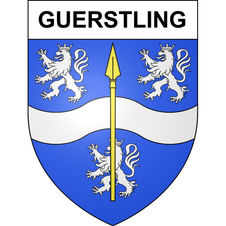 Guerstling Sticker wappen, gelsenkirchen, augsburg, klebender aufkleber