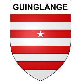 Stickers coat of arms Guinglange adhesive sticker