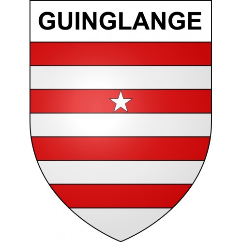 Guinglange Sticker wappen, gelsenkirchen, augsburg, klebender aufkleber