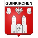 Guinkirchen 57 ville sticker blason écusson autocollant adhésif