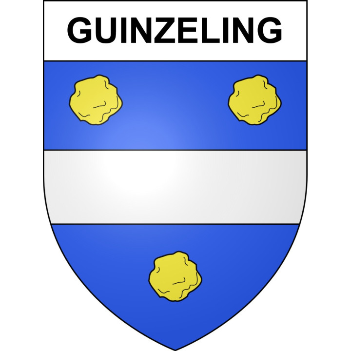 Guinzeling 57 ville sticker blason écusson autocollant adhésif