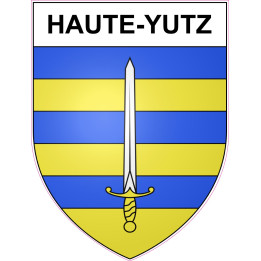 Haute-Yutz 57 ville sticker blason écusson autocollant adhésif