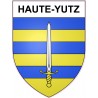 Haute-Yutz Sticker wappen, gelsenkirchen, augsburg, klebender aufkleber