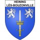 Heining-lès-Bouzonville 57 ville sticker blason écusson autocollant adhésif