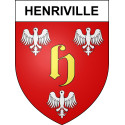 Stickers coat of arms Henriville adhesive sticker