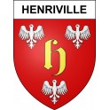 Stickers coat of arms Henriville adhesive sticker