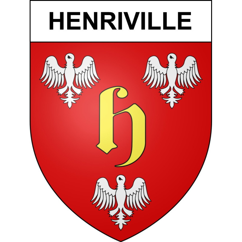 Stickers coat of arms Henriville adhesive sticker