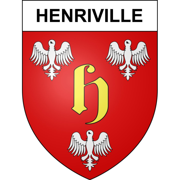Stickers coat of arms Henriville adhesive sticker