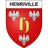 Henriville Sticker wappen, gelsenkirchen, augsburg, klebender aufkleber
