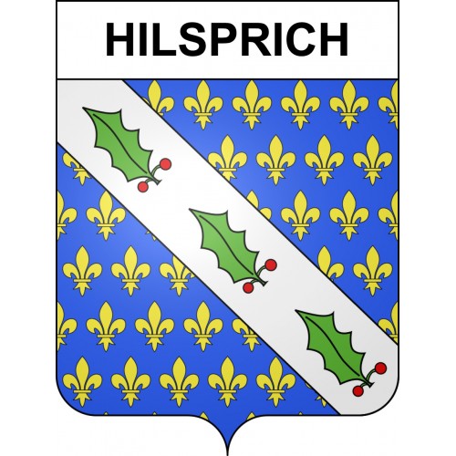 Stickers coat of arms Hilsprich adhesive sticker