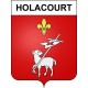 Pegatinas escudo de armas de Holacourt adhesivo de la etiqueta engomada