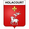 Pegatinas escudo de armas de Holacourt adhesivo de la etiqueta engomada