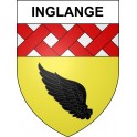 Inglange 57 ville sticker blason écusson autocollant adhésif