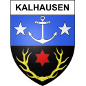 Kalhausen Sticker wappen, gelsenkirchen, augsburg, klebender aufkleber