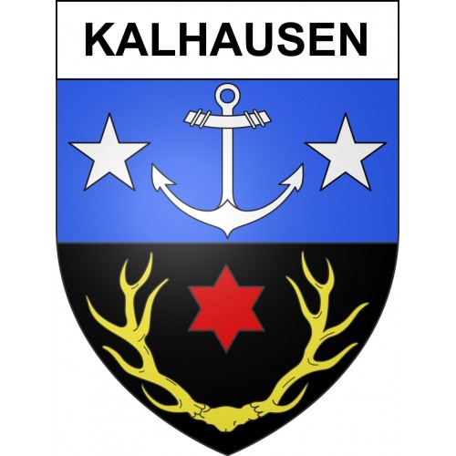 Kalhausen Sticker wappen, gelsenkirchen, augsburg, klebender aufkleber