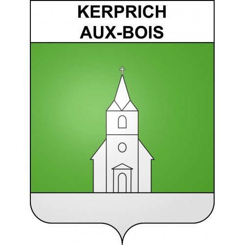Kerprich-aux-Bois 57 ville sticker blason écusson autocollant adhésif