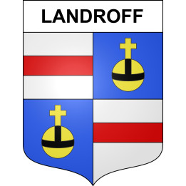 Landroff 57 ville sticker blason écusson autocollant adhésif