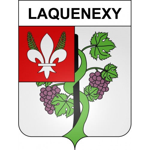 Laquenexy 57 ville sticker blason écusson autocollant adhésif