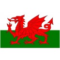 Autocollant Drapeau Pays de Galles Wales Cymru sticker