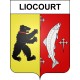 Stickers coat of arms Liocourt adhesive sticker