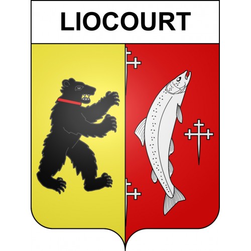 Adesivi stemma Liocourt adesivo