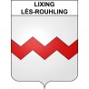 Lixing-lès-Rouhling 57 ville sticker blason écusson autocollant adhésif