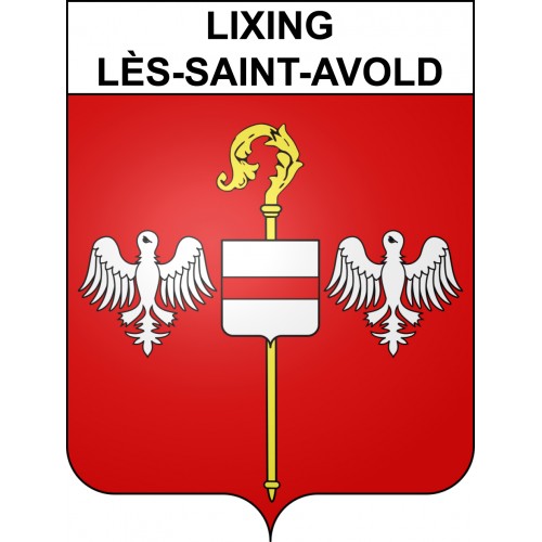 Adesivi stemma Lixing-lès-Saint-Avold adesivo