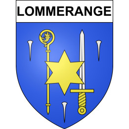 Lommerange Sticker wappen, gelsenkirchen, augsburg, klebender aufkleber