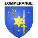 Lommerange 57 ville sticker blason écusson autocollant adhésif