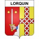 Lorquin Sticker wappen, gelsenkirchen, augsburg, klebender aufkleber