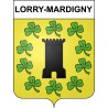 Stickers coat of arms Lorry-Mardigny adhesive sticker