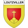 Loutzviller Sticker wappen, gelsenkirchen, augsburg, klebender aufkleber