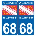 66 Cerdanya sticker aufkleber platte