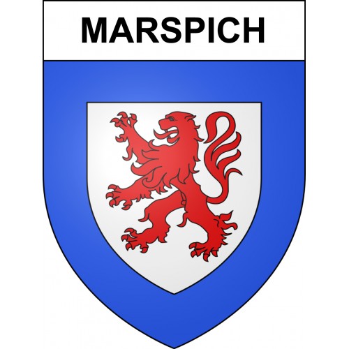 Marspich Sticker wappen, gelsenkirchen, augsburg, klebender aufkleber