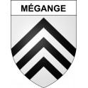 Mégange 57 ville sticker blason écusson autocollant adhésif