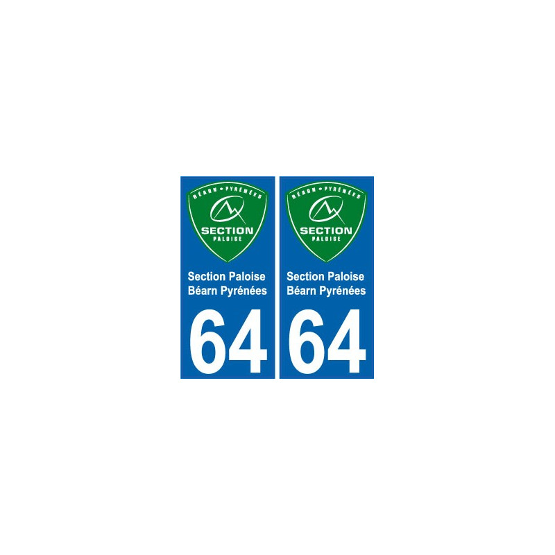 64 Pau placa etiqueta de registro de la ciudad