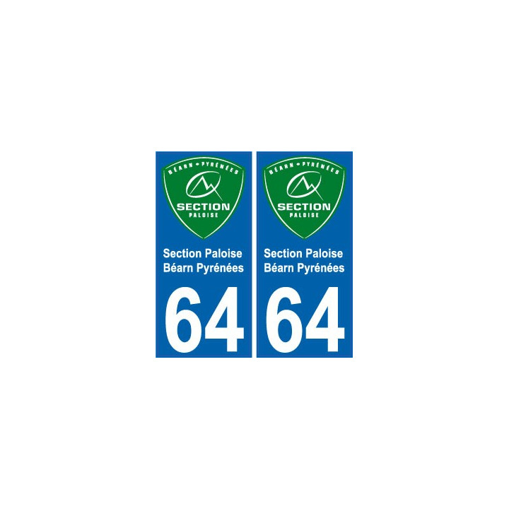 64 Pau placa etiqueta de registro de la ciudad